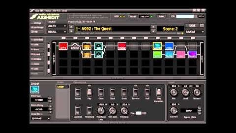 Axe Fx II - "The Quest" sequencer & looper test