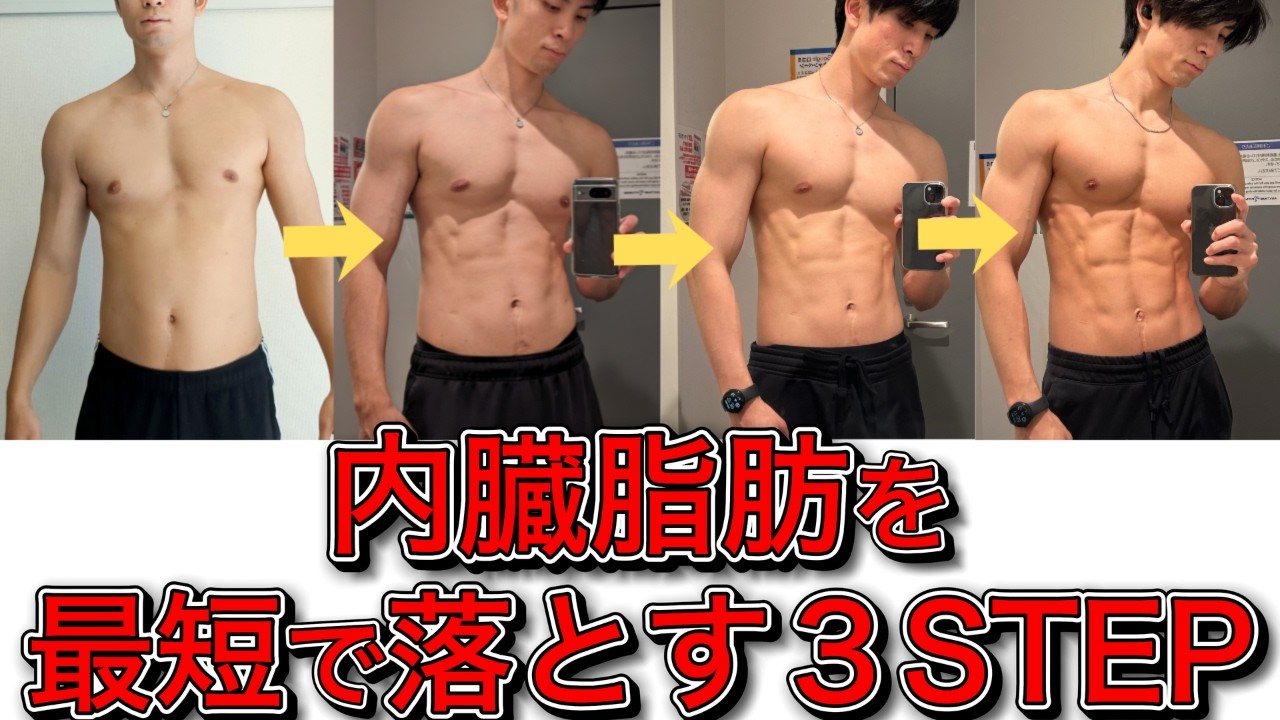 最短で内臓脂肪を落とす科学的方法３STEP【ぽっこりお腹撃退】