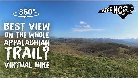 Best View on the Appalachian Trail? Max Patch Loop Easy Hike NC 360 VR ⛰️ Hike NC with Me