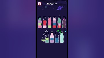 water sort puzzle -sort color puzzle game level 177