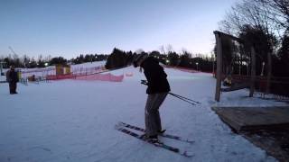 Shannon goes skiing at Brimacombe