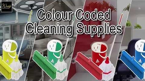 Colour-Coded Cleaning Supplies
