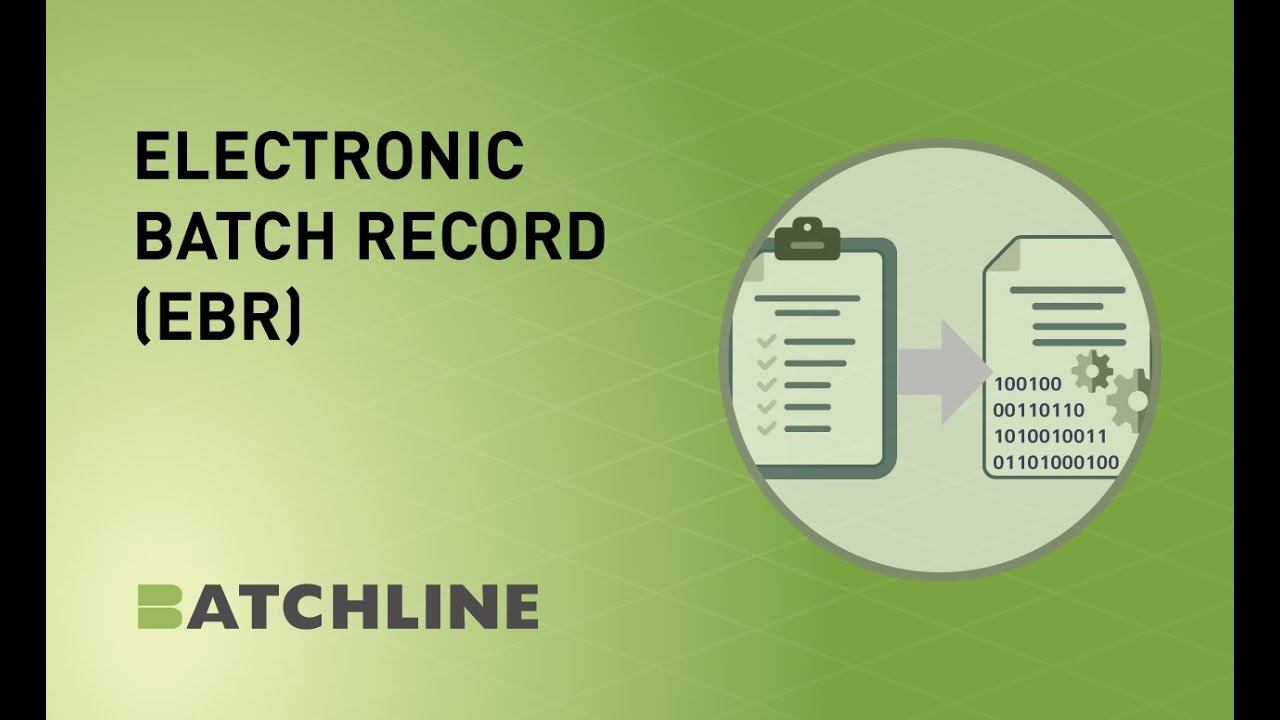 Batchline Electronic Batch Record App Introduction YouTube