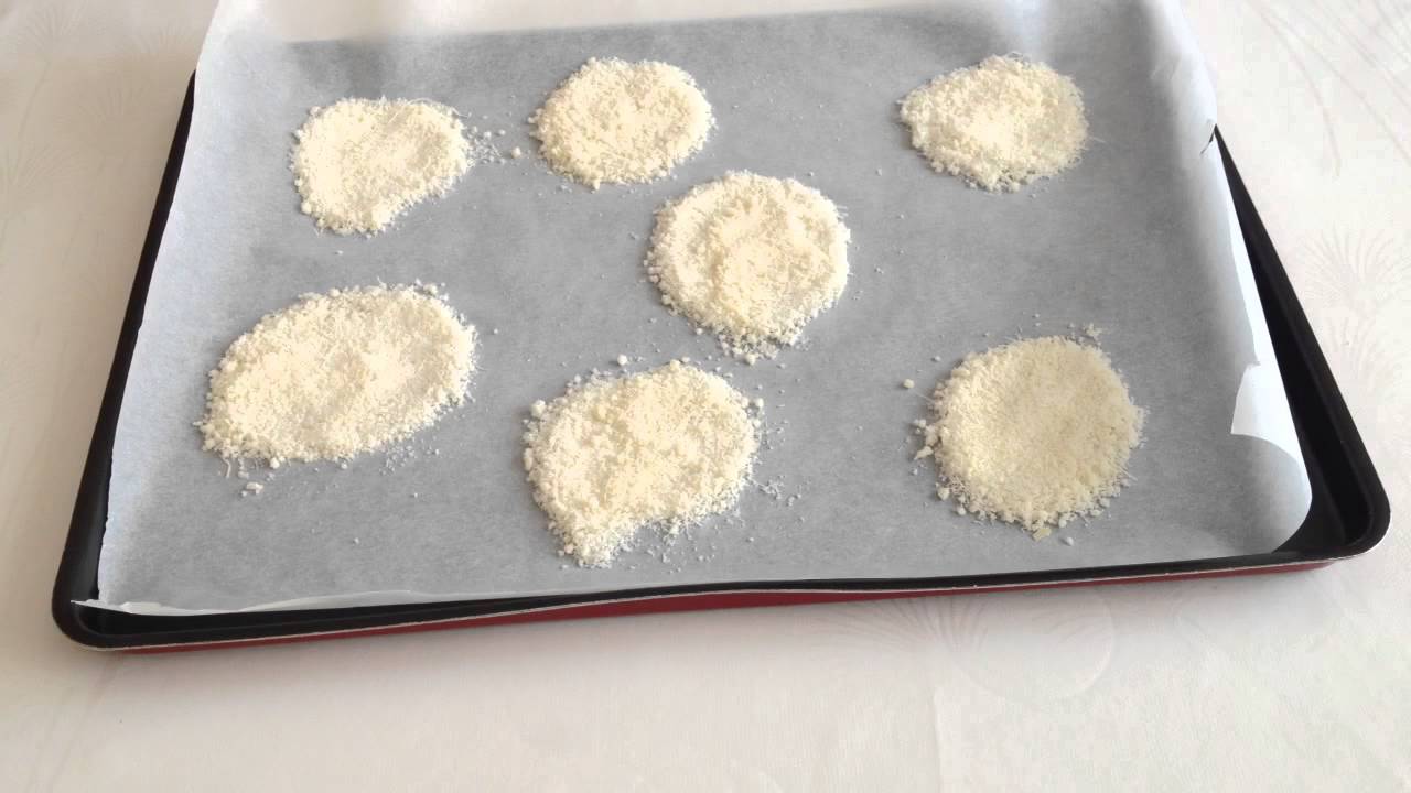 Faire des tuiles au parmesan / Preparer des parmesans - YouTube