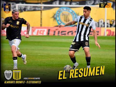 ALMIRANTE BROWN 0 - 0 ESTUDIANTES | EL RESUMEN | http://giganteoeste.blogspot.com
