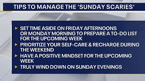 Do you suffer from the Sunday Scaries?