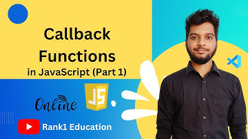 Callback functions in javascript | Callbacks in javascript