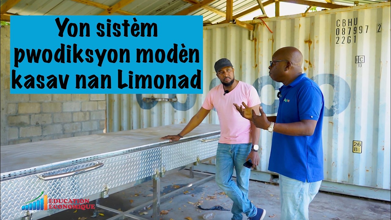 Yon sistèm pwodiksyon modèn kasav nan Limonad Ayiti