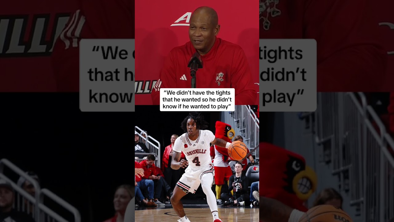 Louisville's Ty-Laur Johnson refused to play without tights