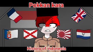 pokkan kara meme (Indonesia history 1509 - 1945) //a bit blood warn ⚠//countryhumans