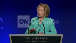 IL:CLINTON GLOBAL INITIATIVE- HILLARY-MY NEW ROLE