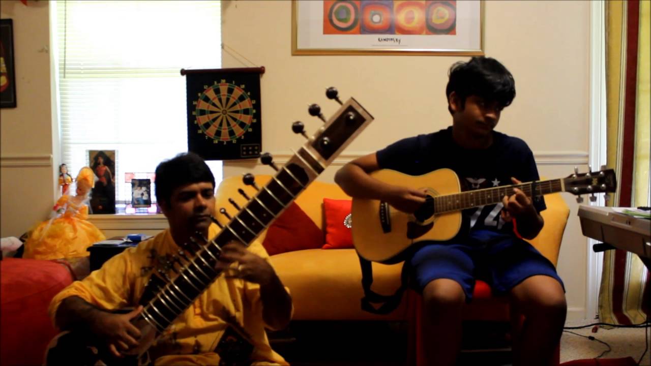 Here comes the sun Beatles Sitar cover YouTube