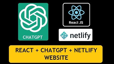 Create React.js + CHATGPT + Netlify app