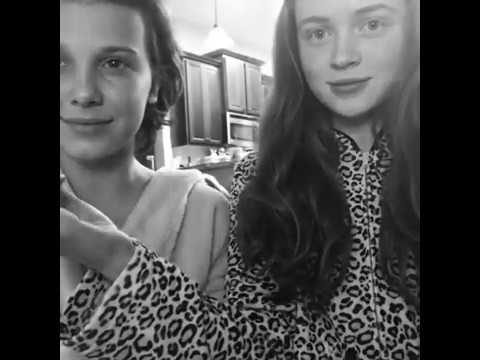 AMAZING Millie Bobby Brown & Sadie Sink Singing