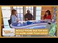 Would phone ban for kids do more harm than good? Feat. Lizzie &amp; Marvyn | Storm Huntley