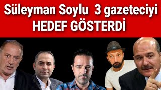 Özgür Özel Süleyman Soylu 3 Gazeteciyi Hedef Gösterdi Devlet Bahçeli Yürüyor Fakir Son