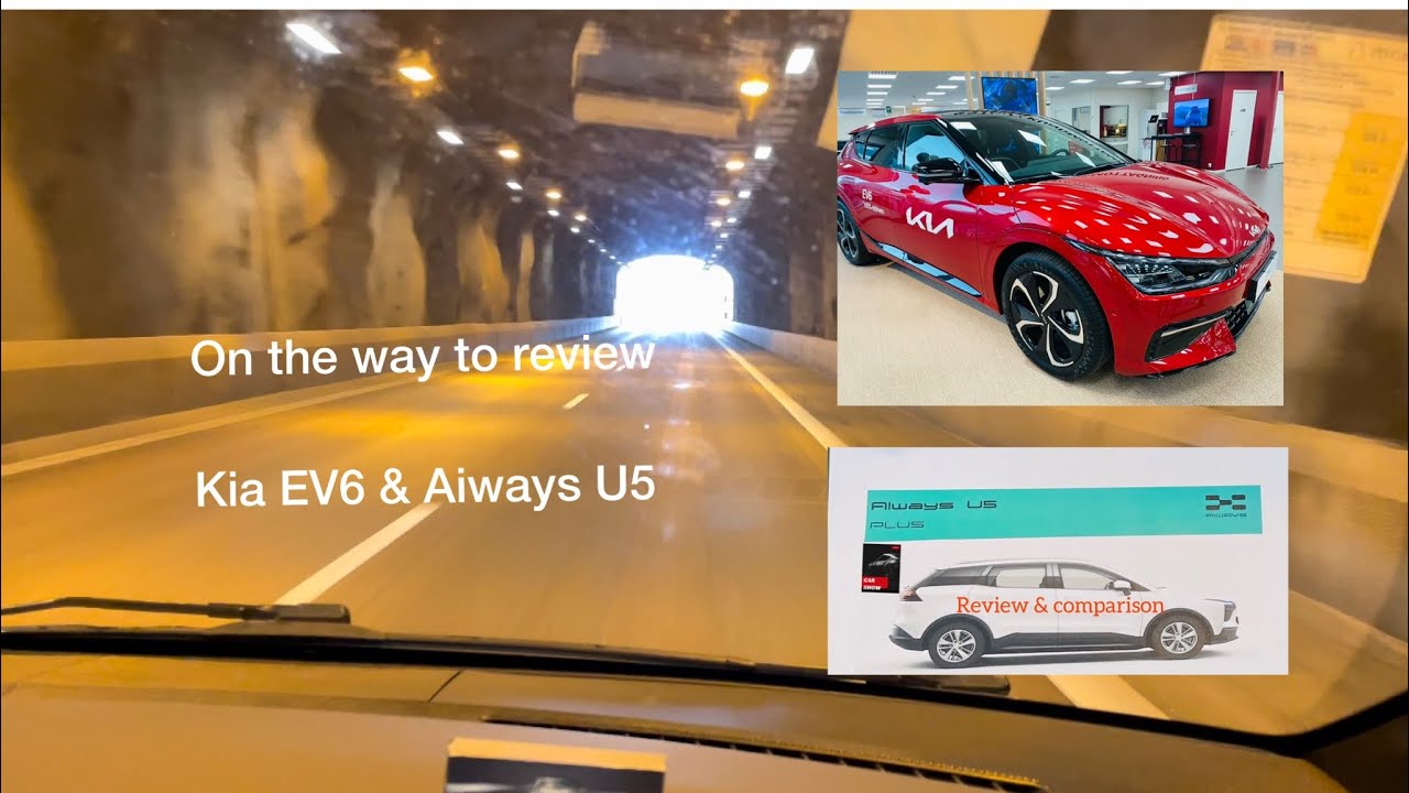 Road trip to test drive of new Electric Car Aiways U5-heart touching nature of Sweden