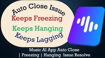 How to Solve Music AI App Auto Close | Keeps Freezing | Not Responding Issue Solve on Android
