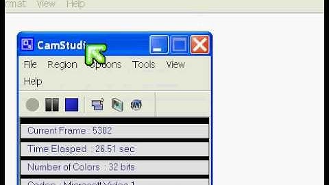 How to make Camstudio follow your mouse.