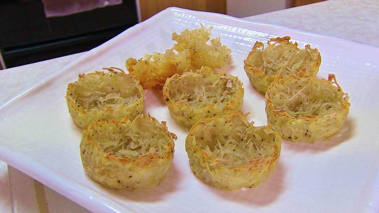 Homemade Potato Baskets or Nests Video Recipe - Aloo Tokris recipe - Perfect Easter Bird Nest | Bhavna