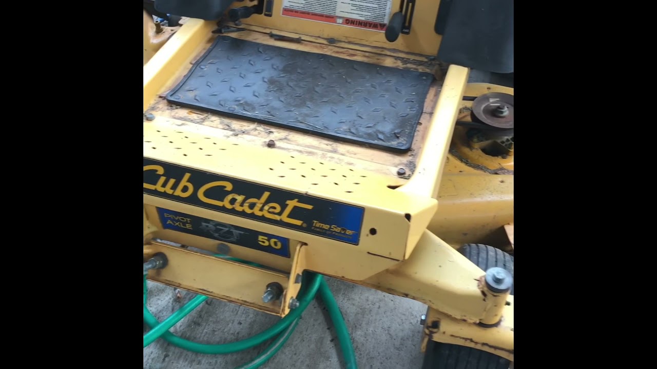 Rzt 50 cub cadet exhaust repair YouTube