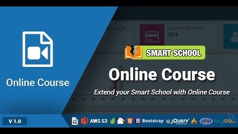 smart school online courses addon