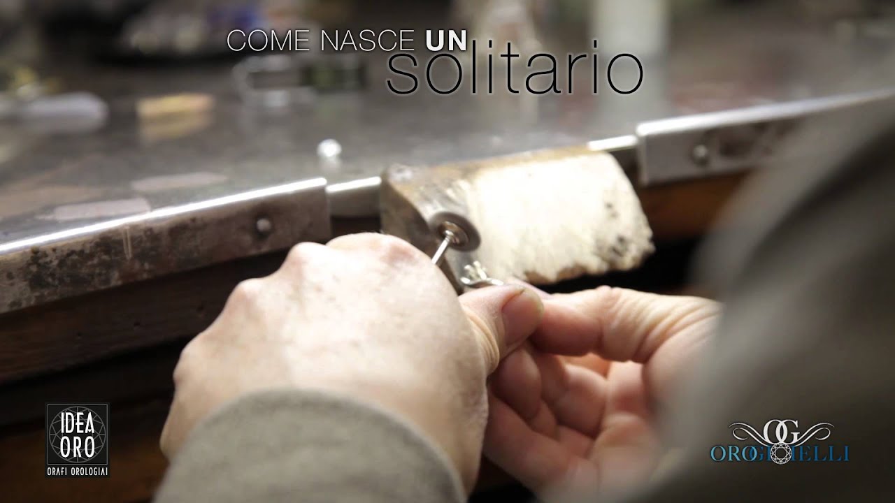Come nasce un Solitario - Idea Oro e Orogioielli - Lavorazione artigianale anello solitario
