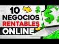 💸 10 Ideas de Negocios Rentables por Internet 💻 Mis Negocios Online