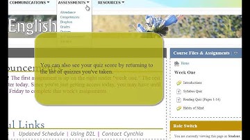 Viewing Grades in D2L
