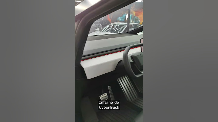 Interno do Tesla Cybertruck | Nave mais doida de Goiânia