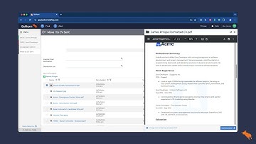 Bullhorn AI: Streamline CV Submissions