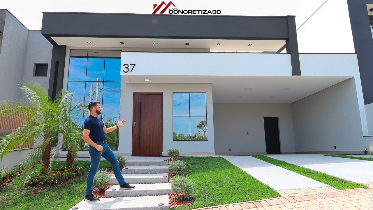 O MELHOR PROJETO PARA UM LOTE DE 300M² | 3 suítes, escritório, piscina e uma área gourmet incrível.