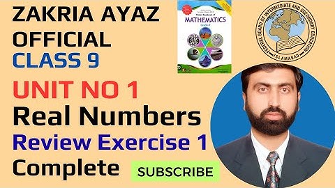 Class 9 Math | Miscellaneous Exercise 1 | Complete Solution  | FBISE NBF 2025 | Sir Zakria Ayaz