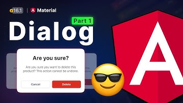 Dialog in Angular Material  |  Uxtrendz (2023) [#16.1]