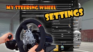 My Steering Wheel SETTINGS in Euro Truck Simulator 2 | Best Feedback and Realism | PXN V10 screenshot 4