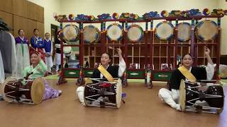 Traditional Korean Dance & Drum demonstration: Janggu