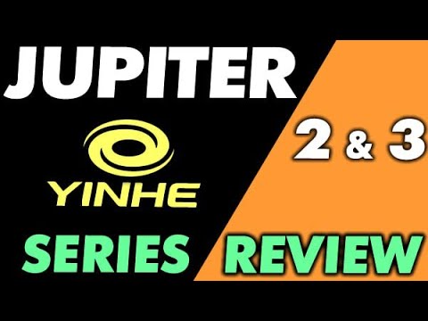 YINHE (Milkyway) JUPITER 2 & 3 REVIEW rubber series ALL DEGREE compare ...