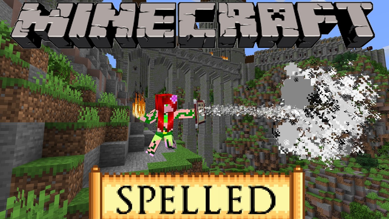 Spelled! Minecraft's simplest Spell mod (1.20.1) - YouTube