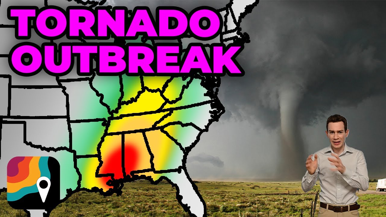 TORNADO OUTBREAK Saturday for Deep South - YouTube