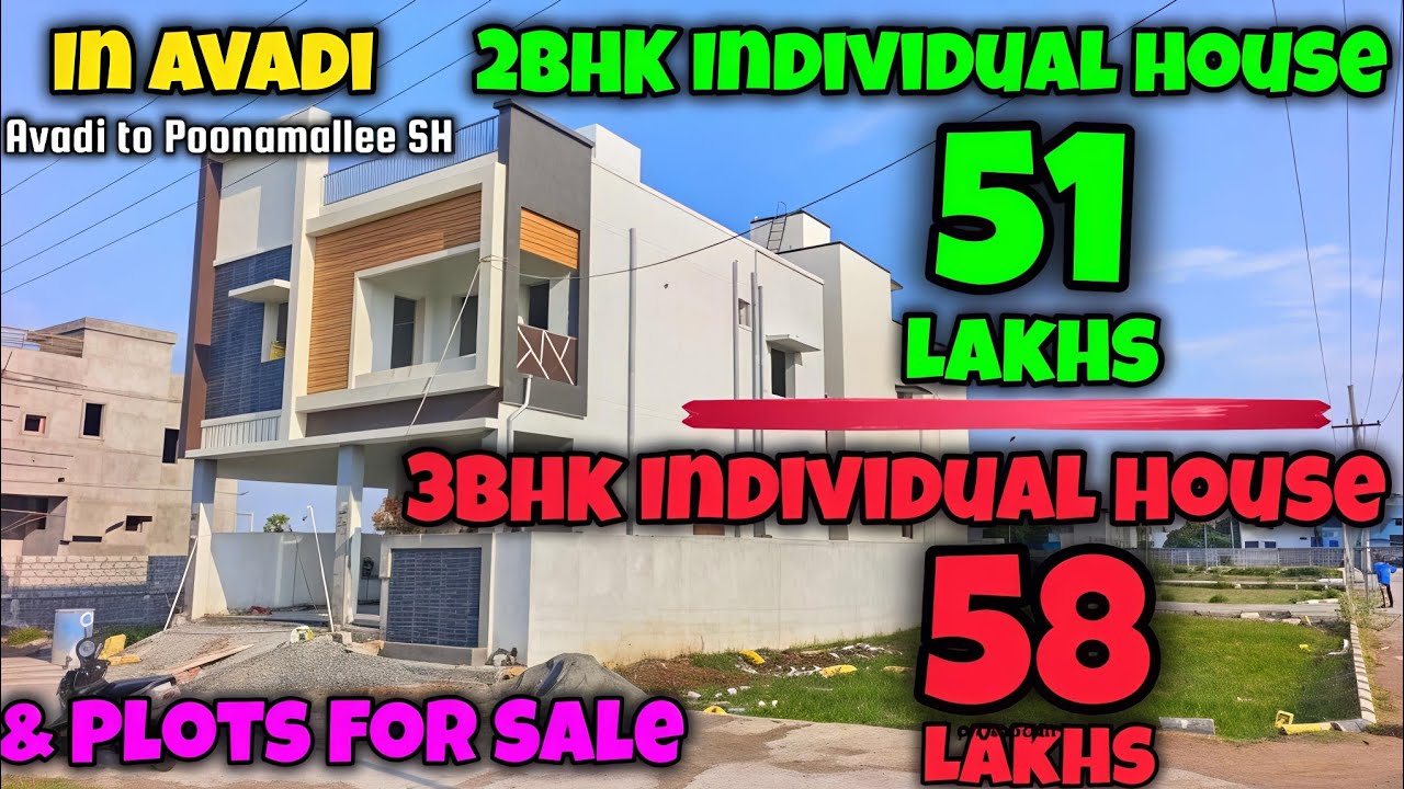 Individual House for sale in chennai | Plots for sale in Avadi Chennai | Land for sale  in Avadi