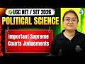 UGC NET Political Science 2026 | Important Supreme Court Judgements | UGC NET June 2026 JRFAdda
