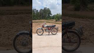 57 years old classic motorcycle Suzuki A100 1969 Original Style. #original #a100 #ทะเบียนแท้