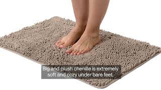 Gorilla Grip Chenille Bath Rug - Best Selling On Amazon