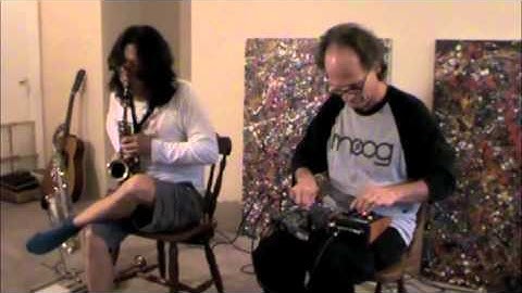 Jim Ivy and Hal McGee at Apartment Music #9 - saxophone + no-input mixer improvisation