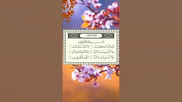 قل ياأيها الكافرون ⚘سورة الكافرون/بصوت جميل جدا حالات واتس اب دينية/عبد الباسط عبد الصمد