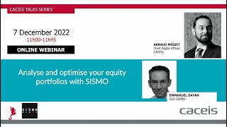 Analyse and optimise your equity portfolios with SISMO