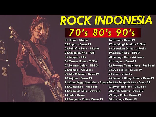 Lagu Indonesia Slow Rock Terbaik dan Terpopuler Nostalgia 80 90an || J-Rocks || PAS BAND || Utopia class=