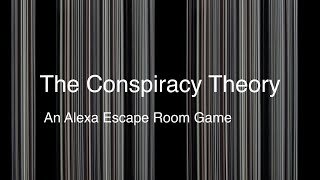 The Conspiracy Theory Escape Room Promo