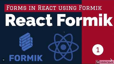 React Formik Writing Form without Tears #01