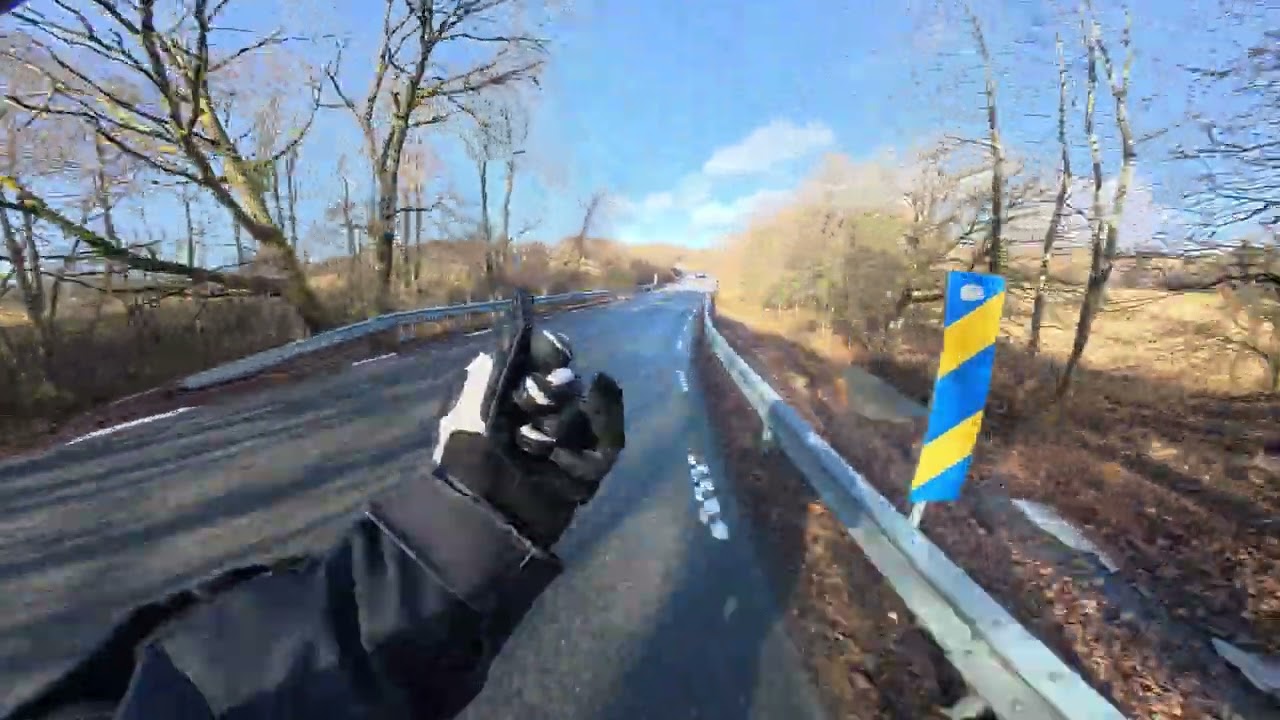 A few clouds up in the sky!